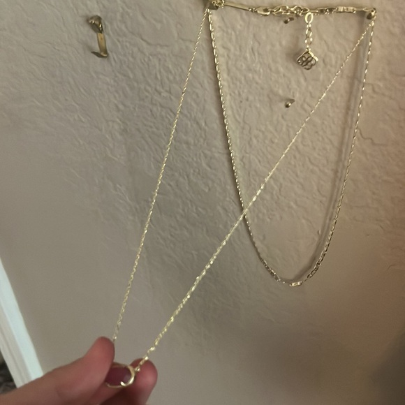 Pink double layer Kendra Scott necklace - Picture 2 of 3